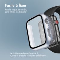 imoshion Coque rigide à couverture complète Apple Watch Series 7 / 8 / 9 - 41 mm - Argent