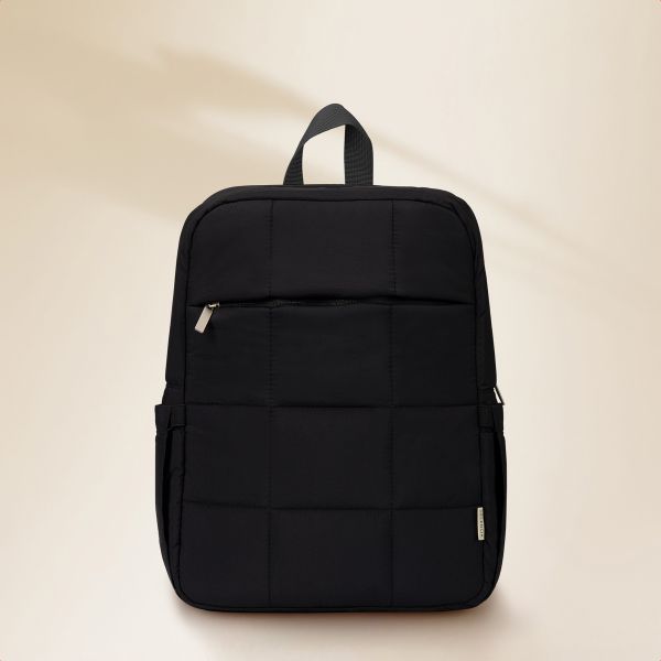 Selencia Sac à dos ordinateur portables Vaya Puffy 16 pouces - Midnight Black