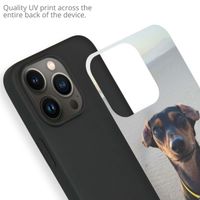 Concevez votre propre coque en gel Apple iPhone 13 Pro - Noir