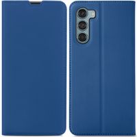 imoshion Étui de téléphone Slim Folio Motorola Moto G200 - Bleu foncé