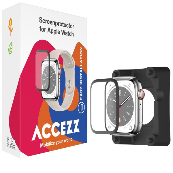 Accezz Protecteur d'écran avec applicateur Apple Watch Series 10 - 46 mm