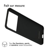 imoshion Coque Couleur Xiaomi Poco X6 Pro - Noir