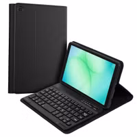 Accezz Étui de tablette Bluetooth Clavier Samsung Galaxy Tab A11 - QWERTY - Noir