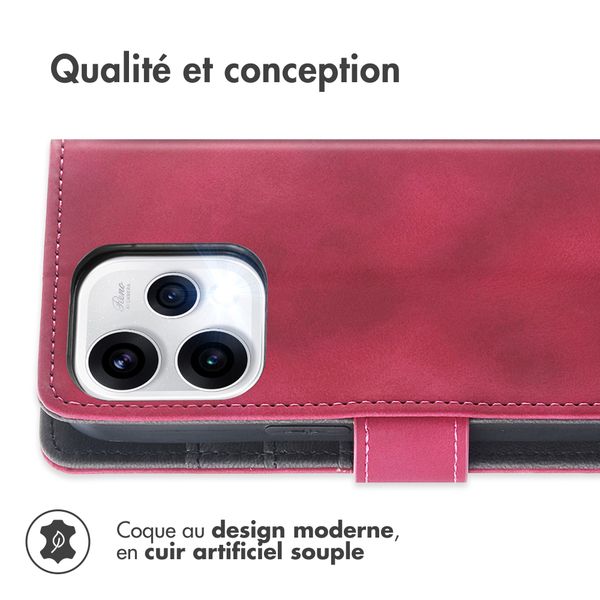 imoshion Etui de télephone portefeuille avec cordon Oppo Reno15 (5G) - Rouge