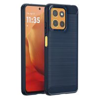 imoshion Coque Brushed Motorola Moto G15 / G15 Power - Bleu foncé