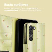 imoshion Étui de télephone portefeuille Design Samsung Galaxy S23 - Garden Stripes