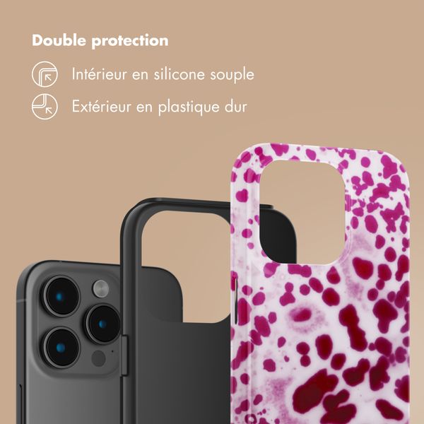 Selencia Coque arrière Vivid Apple iPhone 15 Pro - Cosmic Orchid