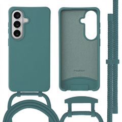 imoshion Coque arrière Color avec cordon amovible et MagSafe Samsung Galaxy S26 - Dark Green