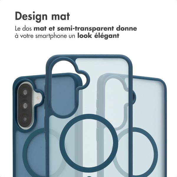 imoshion Coque Color Guard avec MagSafe Samsung Galaxy A37 (5G) - Bleu foncé