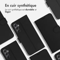 Accezz Étui de téléphone portefeuille Wallet Samsung Galaxy A34 (5G) - Noir