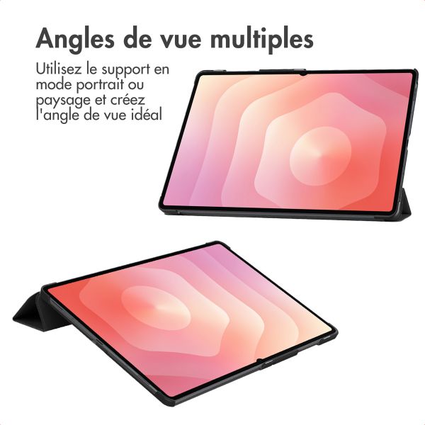 imoshion Coque tablette Trifold Samsung Galaxy Tab S11 Ultra - Noir