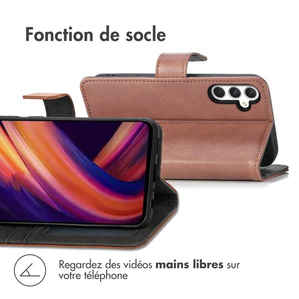 imoshion Étui de télephone portefeuille Samsung Galaxy A25 (5G) - Marron