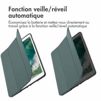 imoshion Coque tablette Trifold Apple iPad 6 (2018) 9.7 pouces / iPad 5 (2017) 9.7 pouces / Air 2 (2014)/Air 1 (2013) - Vert foncé