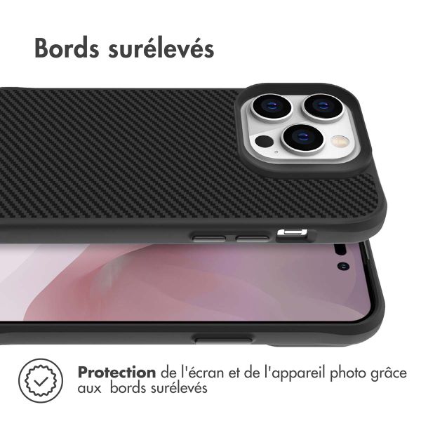 imoshion Rugged Hybrid Carbon Case iPhone 14 Pro - Noir