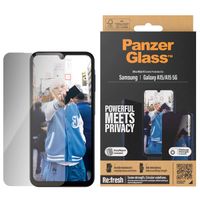 PanzerGlass ﻿Protection d'écran Privacy Ultra-Wide Fit Anti-bactérienne avec applicateur Samsung Galaxy A15 (5G)