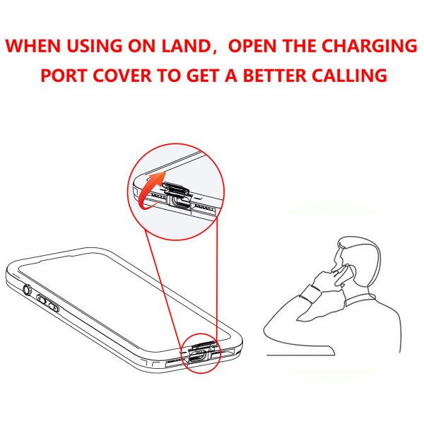 Redpepper Coque imperméable Dot Plus Apple iPhone 15 - Noir