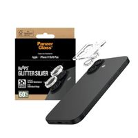 PanzerGlass Protection Caméra Hoops Optic Rings Apple iPhone 17 - Argent Pailleté