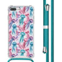 imoshion Coque Design avec cordon Apple iPhone 8 Plus / 7 Plus - Jellyfish Watercolor
