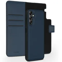 Accezz Étui de téléphone portefeuille en cuir de qualité supérieure 2 en 1 Samsung Galaxy A14 (5G/4G) - Bleu foncé