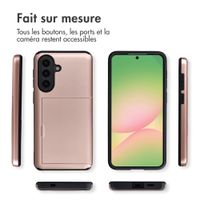 imoshion Coque arrière avec porte-cartes Samsung Galaxy A57 (5G) - Rose Gold