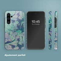 Selencia Coque arrière Vivid Tough Samsung Galaxy A55 - Fresh Paint Green