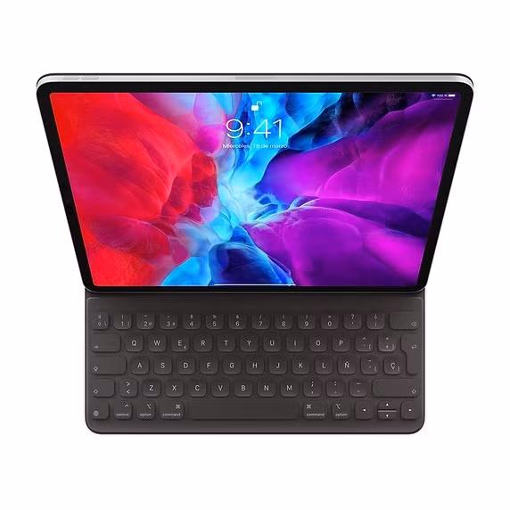 Apple Smart Folio Keyboard Apple iPad Air 13 pouces (2025) M3 / (2024) M2 / iPad Pro 12.9 (2018/2020/2021/2022) - QWERTY / ESP - Noir