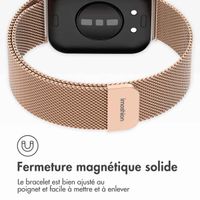 imoshion Bracelet magnétique milanais Huawei Watch Fit 3 - Rose Gold