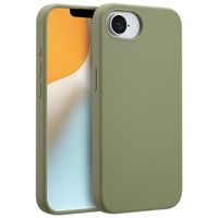 Accezz Coque Liquid Silicone avec MagSafe iPhone 16e - Cooper Green