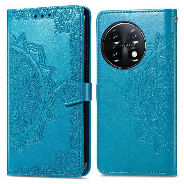 imoshion Etui de téléphone portefeuille Mandala OnePlus 11 - Turquoise