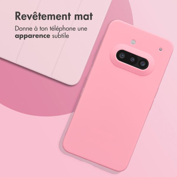 imoshion Coque Couleur Nothing Phone (3a) - Bubblegum Pink