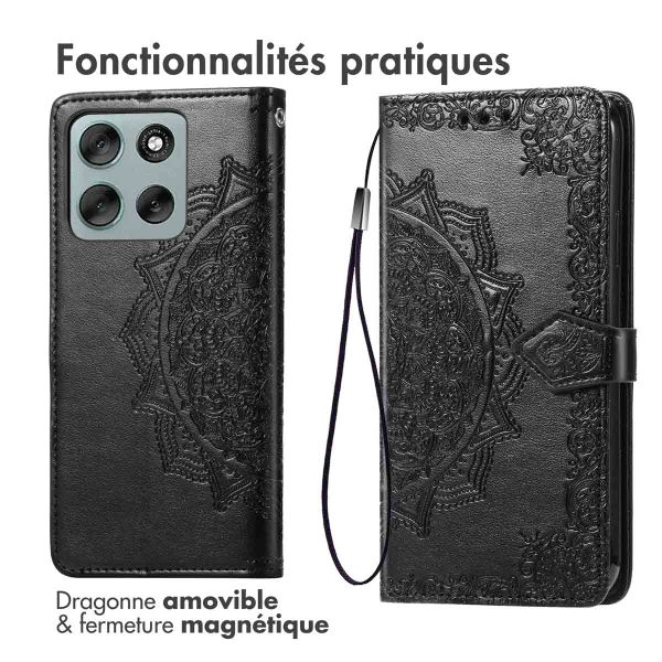 imoshion Etui de télephone Mandala Motorola Moto G56 - Noir