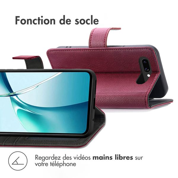 imoshion Étui de télephone portefeuille de luxe Google Pixel 9A - Bordeaux