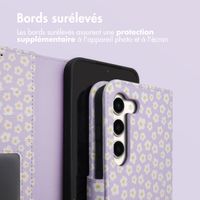 imoshion Étui de télephone portefeuille Design Samsung Galaxy S23 - White Daisy