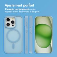 imoshion Coque Color Guard avec MagSafe iPhone 15 Pro - Bleu clair