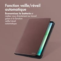 Accezz Coque tablette Classic Samsung Galaxy Tab A11 Plus - Marron