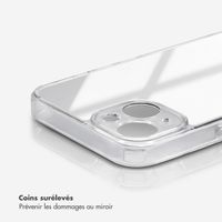 Selencia Coque Mirror iPhone 13 - Coque avec miroir - Argent