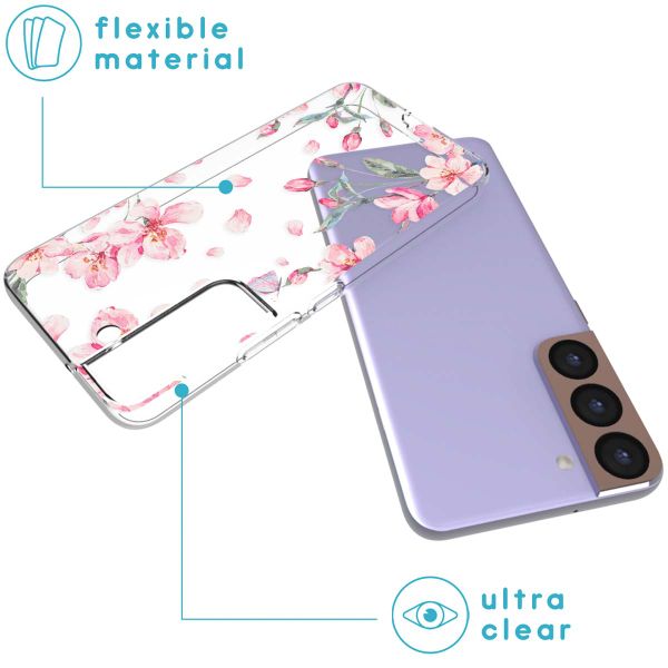 imoshion Coque Design Samsung Galaxy S22 - Blossom Watercolor