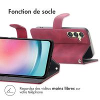 imoshion Etui de téléphone portefeuille avec cordon Samsung Galaxy A25 (5G) - Rouge