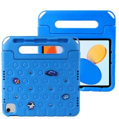 imoshion Coque kidsproof avec poupées amovibles Apple iPad 11 (2025) 11 pouces / iPad 10 (2022) 10.9 pouces - Bleu