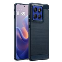 imoshion Coque Brushed Motorola Edge 60 Pro - Bleu foncé