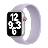 Apple Bracelet Boucle unique en Silicone Apple Watch | 38/40/41/42 mm - Taille 5 - Purple Fog