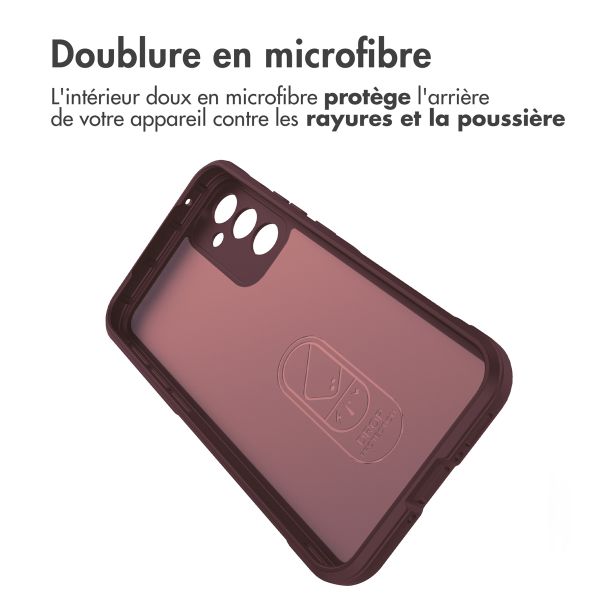 imoshion Coque arrière EasyGrip Samsung Galaxy A34 (5G) - Aubergine