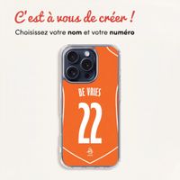 Crée ta propre coque arrière transparente Nederlands Elftal Apple iPhone 16 Pro - Équipe nationale néerlandaise '04