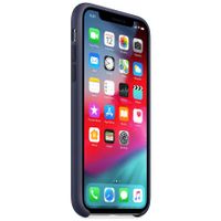 Apple Coque en silicone iPhone Xs / X - Midnight Blue