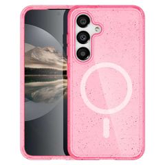 imoshion Coque Pailletée avec MagSafe Samsung Galaxy S25 Plus - Rose