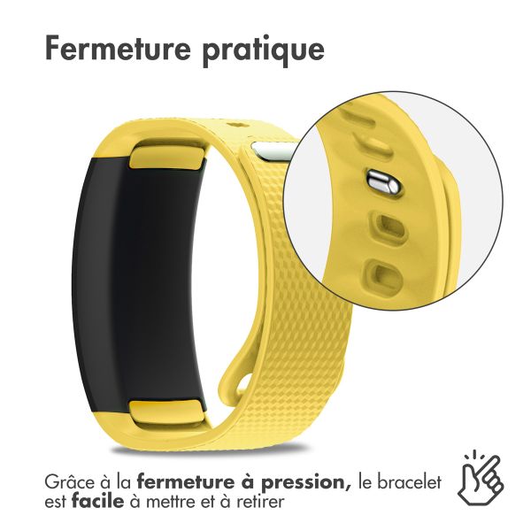 imoshion Bracelet en silicone Samsung Gear Fit 2 / 2 Pro - Jaune