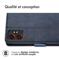 imoshion Étui de télephone portefeuille Samsung Galaxy Xcover 7 Pro - Bleu foncé