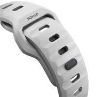 Nomad Bracelet Sport FKM Apple Watch Series 1 t/m 9 / SE (38/40/41 mm) | Series 10 / 11 (42 mm) - Lunar Gray