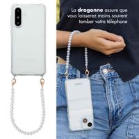 imoshion Coque avec cordons de téléphone Samsung Galaxy A36 - Perles