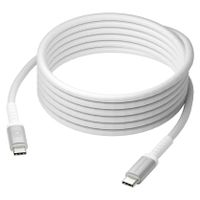 dbramante1928 Câble de recharge Re-charge USB-C vers USB-C 100 W - 3 mètres - Blanc